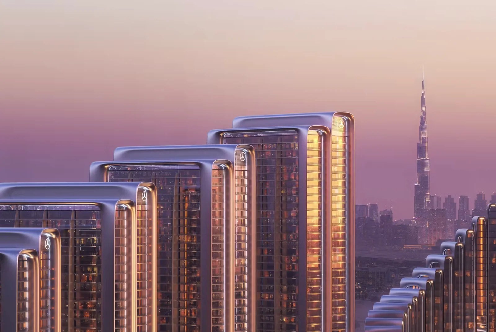 Binghatti City, Le torri e lo skyline di Downtown