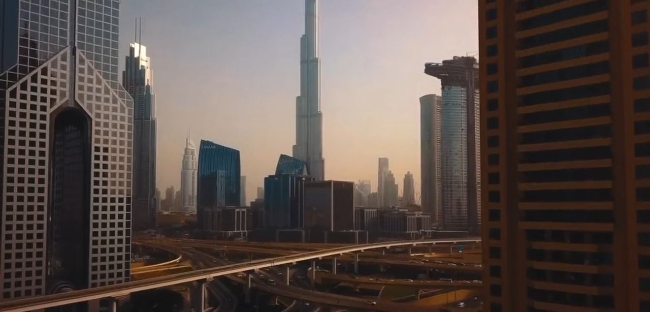 Grattacieli di Sheikh Zayed Road e Burj Khalifa, Dubai