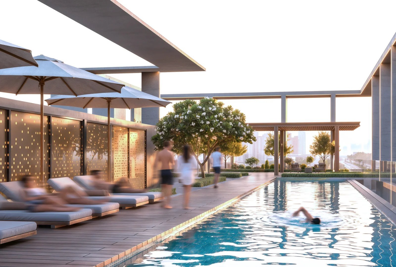 KORE by Imtiaz, Pool deck