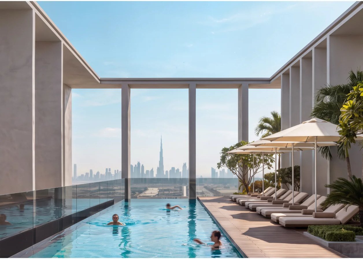 KORE by Imtiaz, Piscina sul rooftop con vista skyline