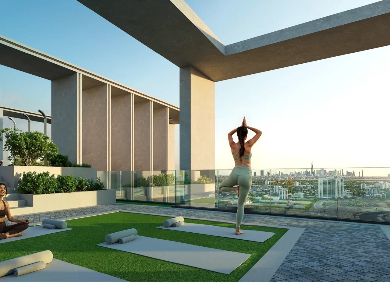 KORE by Imtiaz, Yoga sul rooftop