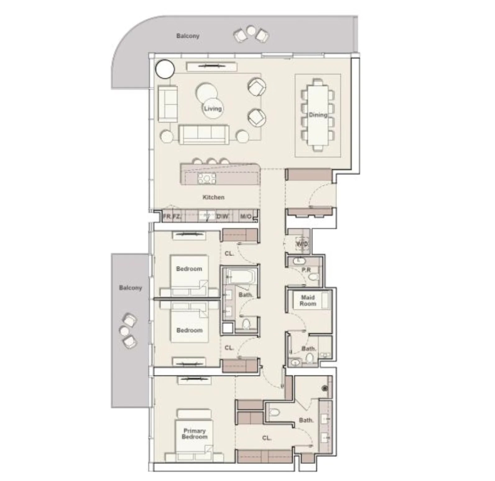 The Meriva Collection, 3 camere