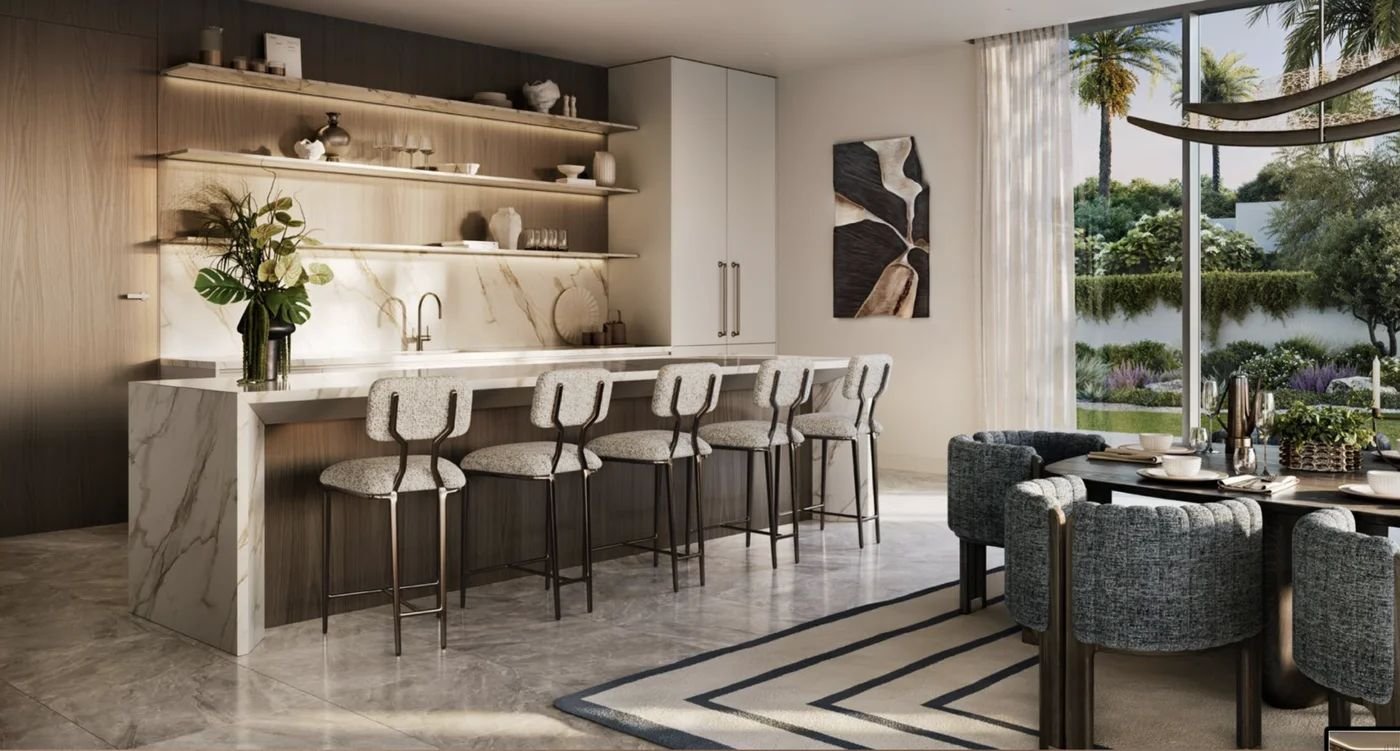 The Oasis by Emaar, Cucina e zona pranzo