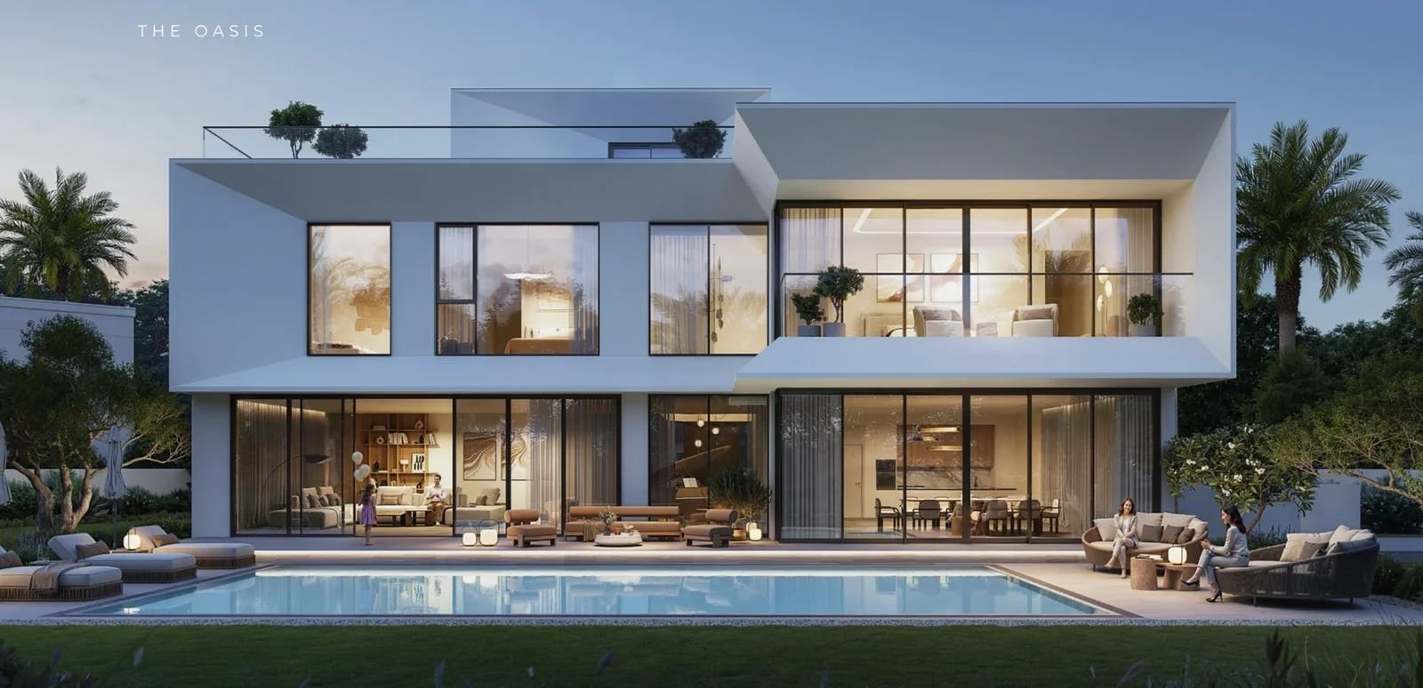 The Oasis by Emaar, Villa al tramonto