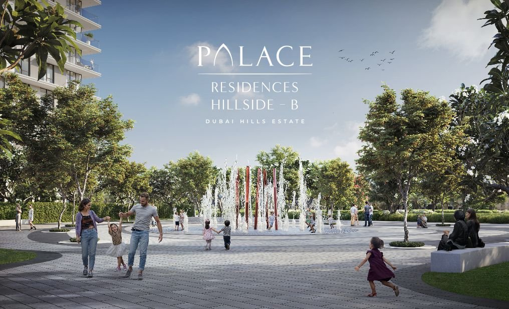 Palace Residences Hillside – B, La piazza con le fontane