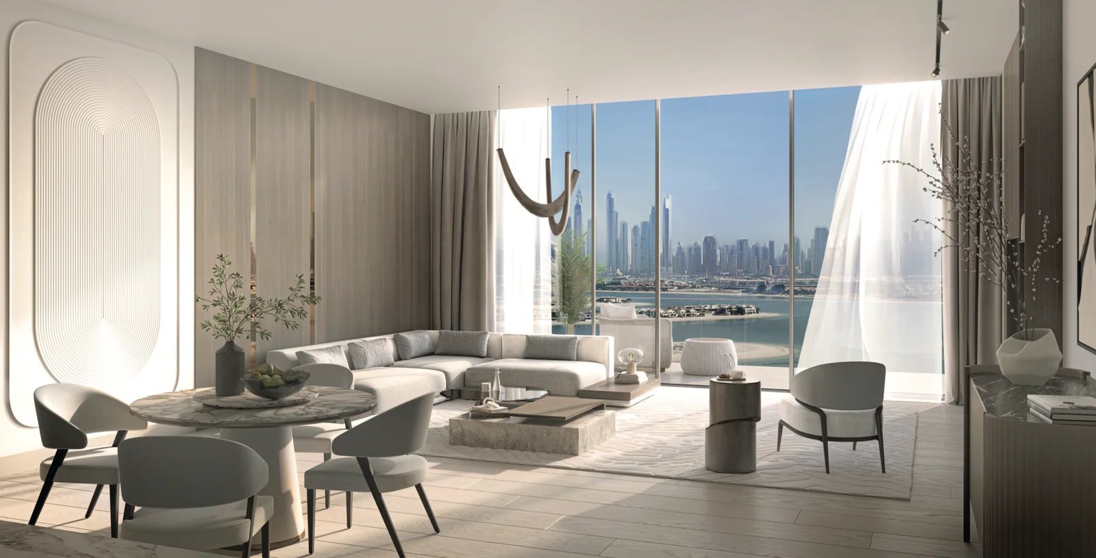 Passo by Beyond, Living con vista su Dubai Marina