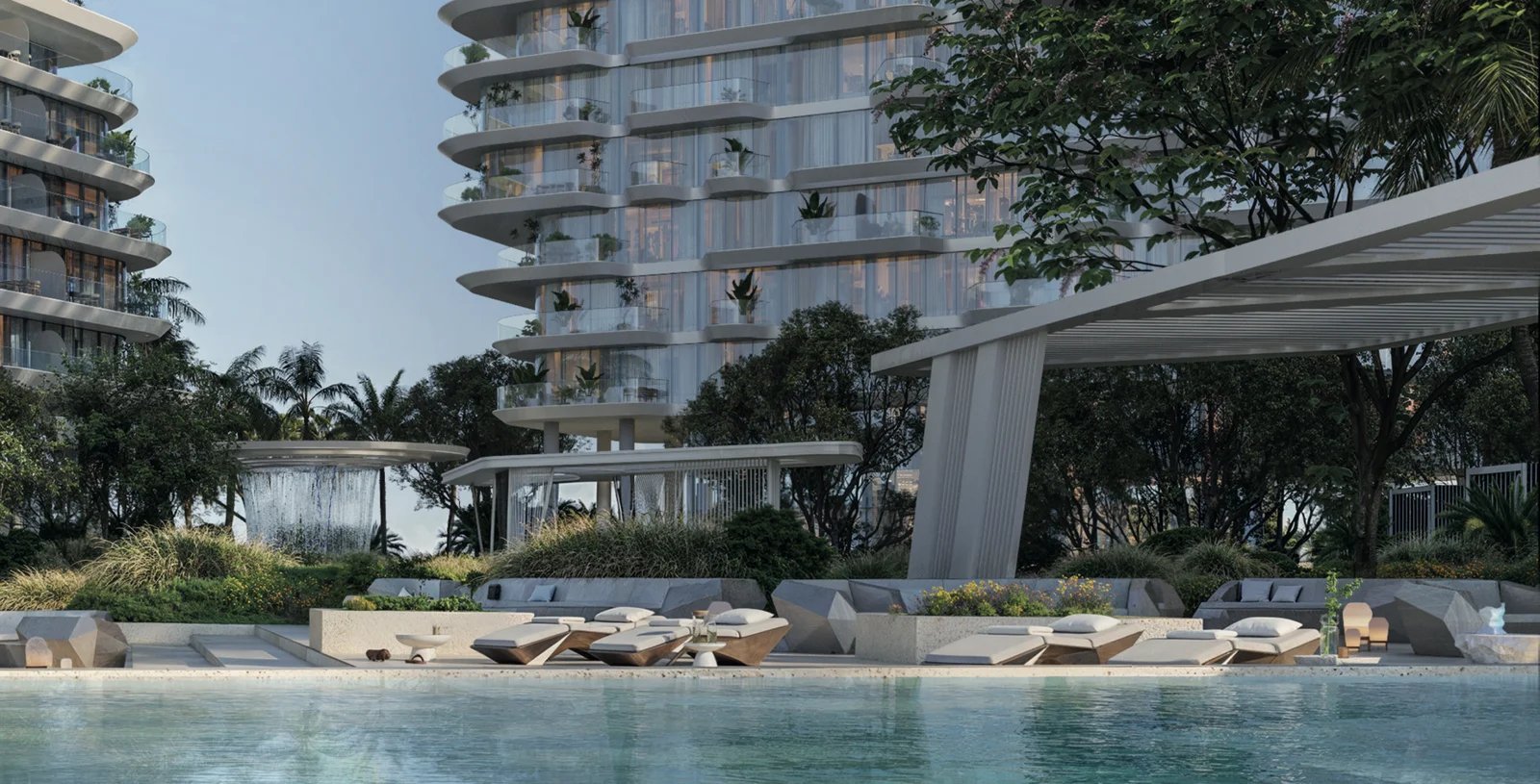 Passo by Beyond, Piscina e deck