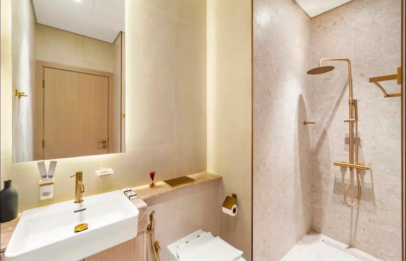 Binghatti Phantom 1BR, Bathroom