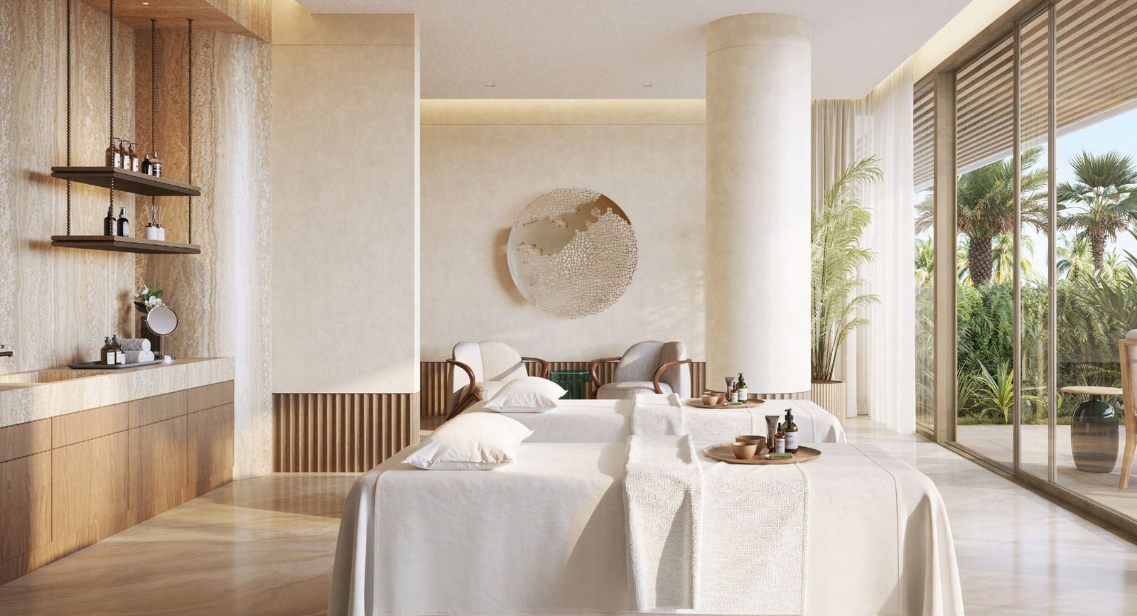 Solaya, Spa treatment room