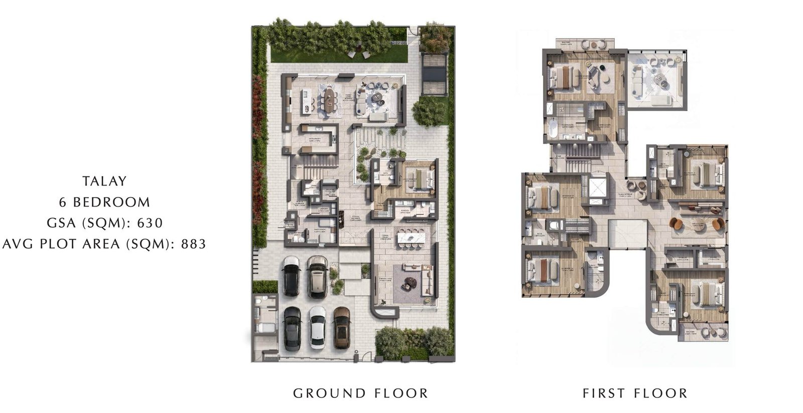 Talay, Villa 6 camere · GSA 630 m²